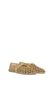 Alaia Leather Ballet Flats