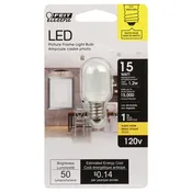 15W Equivalent Warm White (3000K) T6 Candelabra LED Picture Frame/Indicator Light Bulb