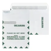 Custom 9" x 13" Self Seal Window Jumbo Booklet Envelopes, 24# White Wove, 1 Custom Ink, 250 / Pack