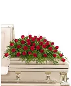 36 RED ROSES CASKET SPRAY