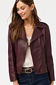 ITALIAN LEATHER MOTO JACKET