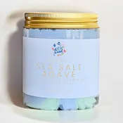 Creamy Shea Butter Whipped Soap & Moisturizing Shaving Cream – Sea Salt Agave (Standard)