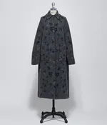 AW26 Boboutic Womens Navy Mix Re-Collecta Reversible Coat