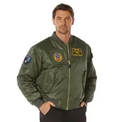 Adaptable MA-1 Flight Jackets with Patches