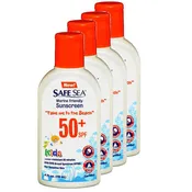 4 Pack Safe Sea KIDS Sensitive Jelly Fish/Sea Lice Protection 50SPF