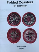 Folded Star Coaster Pattern