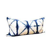 14" x 26" Lumbar Cover in Navy Hand Dye