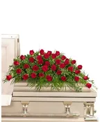 36 RED ROSES CASKET SPRAY