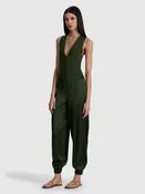 Alice + Olivia - Declan Pull On Genie Pant - Dark Fern