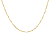 17" Choker Classic Gold 2mm  Bead