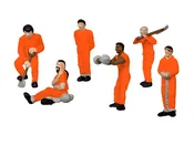 Lionel 1957180 HO Prison Work Crew - orange