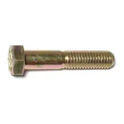 1/2-13 X 2-1/2 Yellow Zinc Grade 8 Coarse Hex Cap Screws