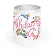Birthday Girl Wine Tumbler