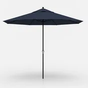 11' Fiberglass Market Umbrella - Crank/No Tilt