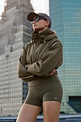 3" ALO Softsculpt High-Waist Precision Short - Olive Tree