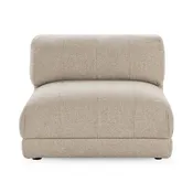 Adalynne Upholstered Armless Chair - Buttermilk