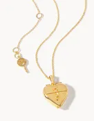 Classic Open Heart Locket Necklace