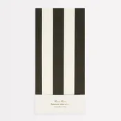Black Striped Tablecloth