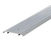 1/2 in. x 36 in. Silver Aluminum Heavy-Duty Commercial Flat-Profile Threshold