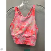 Athletic Bra By Lululemon In Tie Dye Print, Size: 12