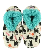 Cat Nap Fuzzy Feet Blue: L/XL