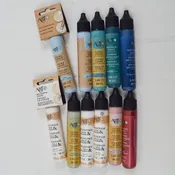 ART Ultra Chalk Acrylic, Metallic Paint + Decoupage Glue - 11 Tubes