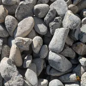 Black Granite Cobble 1 ½”  (BULK) ~ 1 cubic yard