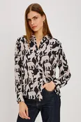 Alyssa button down shirt - onyx jaguar