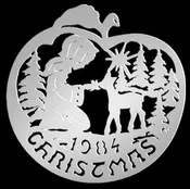 1984 Silver Biedermann Ornament