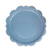 10" Scalloped Plate - Blue