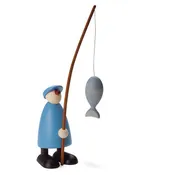 Fisherman Figure in Blue