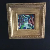 Impressionist Oil On Board