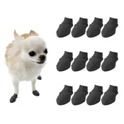 PawZ® Rubber Dog Boots, 12 Boots, Black