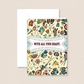 All Your Heart Scripture Card — The Happy Envelope
