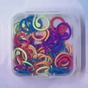 Coley Stitch Marker Rings Metal