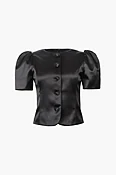BONNY JACKET IN BLACK SATIN
