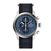 Altitude 42mm Chronograph GMT Blue Dial Nato Strap