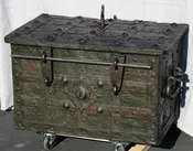 18th Century Armada Chest with Original Keys