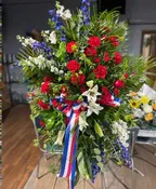 PATRIOTIC EASEL SPRAY