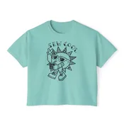 Adult SEW COOL Summer 2026 Cut & Sew PHL Boxy Tee (multiple colors)
