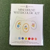Folk Flowers Mini Watercolor Painting Kit - Antiquaria Mercantile