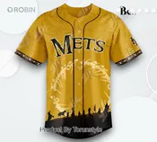 2025 The Lord Of The Rings X New York Mets Limited Edition Baseball Jersey