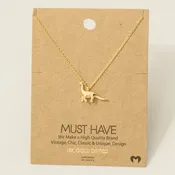 Dino Pendant Necklace