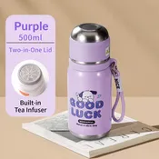 500 mL Kids Insulated Water Bottle with Puppy Design – 316 Stainless Steel