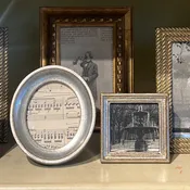 3x3" Silver Italian Frame