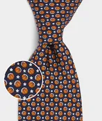Boys' Basketball and Stars Printed Tie