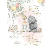 Bear Blowing Candle Out Birthday Card