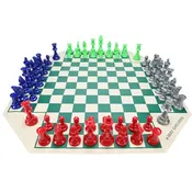4 Way Chess Set, 3.75 in. King