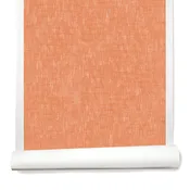 Alder Wallpaper in Soft Tangerine