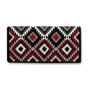Cactus Flower Show Blanket - 38x34 (Black Base/Gray and Cream Accents) by Mayatex